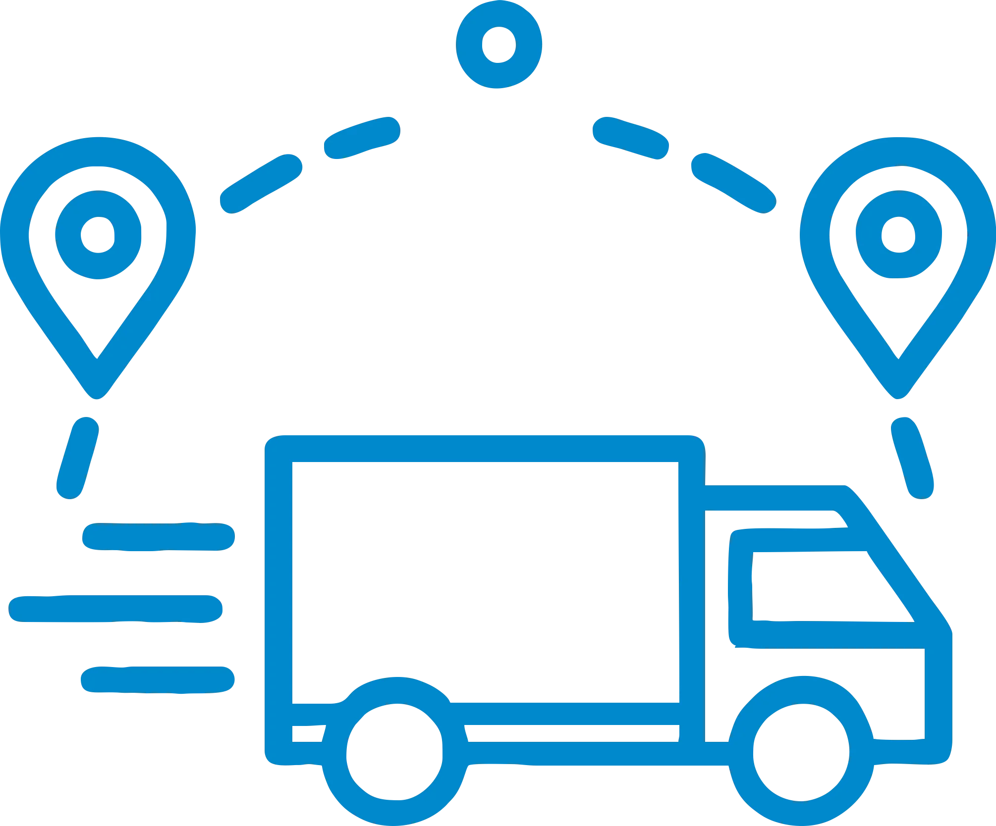 Mobile van visibility